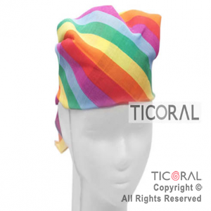 BANDANA HS4041 ARCO IRIS 54X54 CM x 1 BANDANA HS4041 ARCO IRIS 54X54 CM x 1